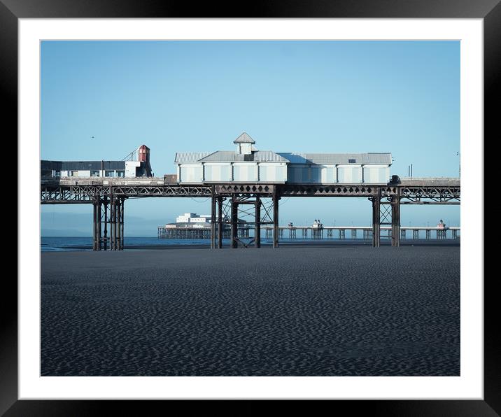 Blackpool Framed Mounted Print by Victor Burnside