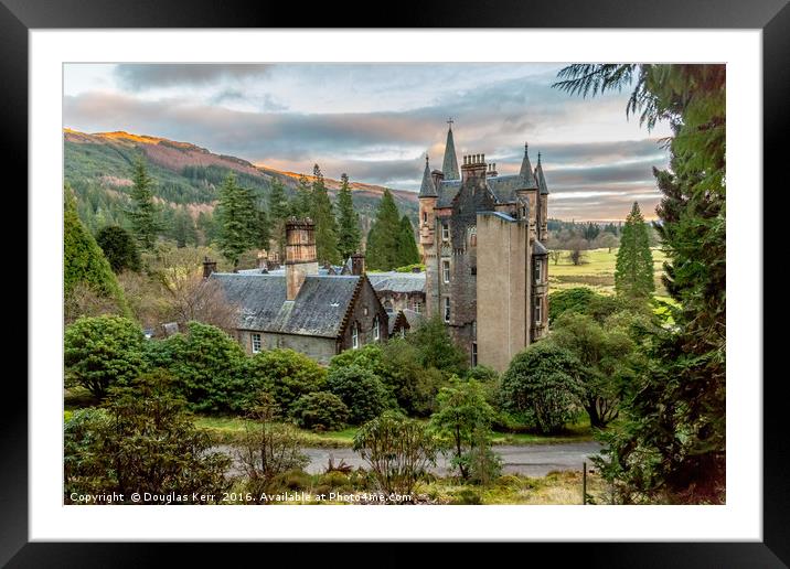 Benmore Centre, Dunoon Framed Mounted Print by Douglas Kerr