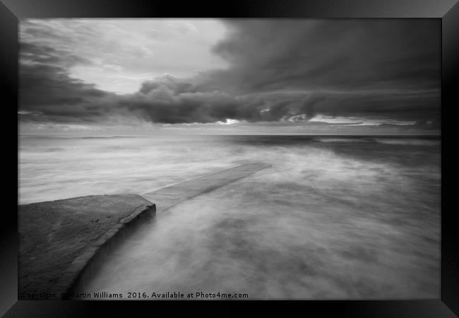 Walk into the Storm Framed Print by Martin Williams