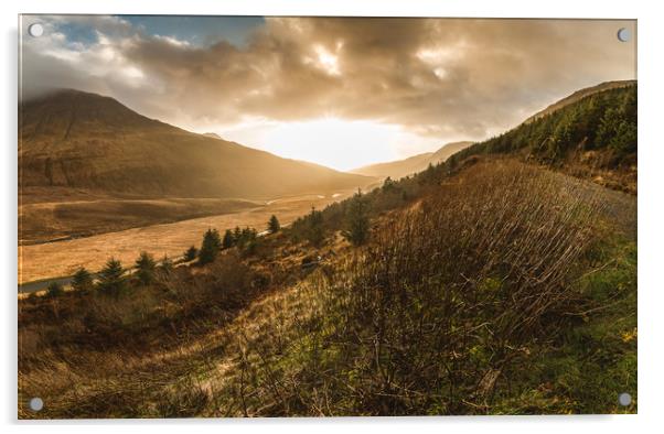 Glen Brittle, Isle Of Skye Acrylic by Kevin Browne