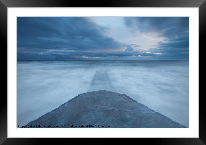 Walk on water Framed Mounted Print by Martin Williams