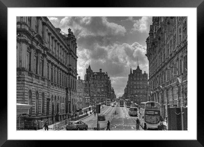 Listed Buildings Everywhere - B&W Framed Mounted Print by Tom Gomez