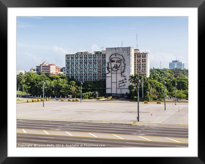 Cocotaxis circle Plaza de la Revolucion Framed Mounted Print by Jason Wells