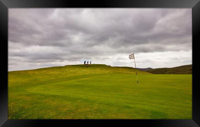 The Battle Of Church Stretton Golf Course Framed Print by Darren Burroughs