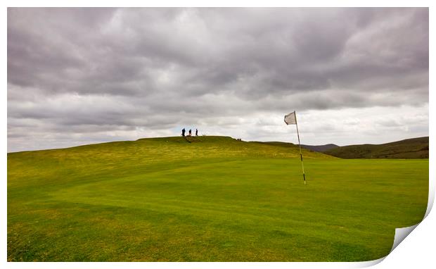 The Battle Of Church Stretton Golf Course Print by Darren Burroughs