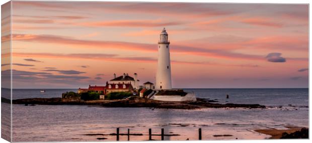 Mary at Sunset Canvas Print by Naylor's Photography