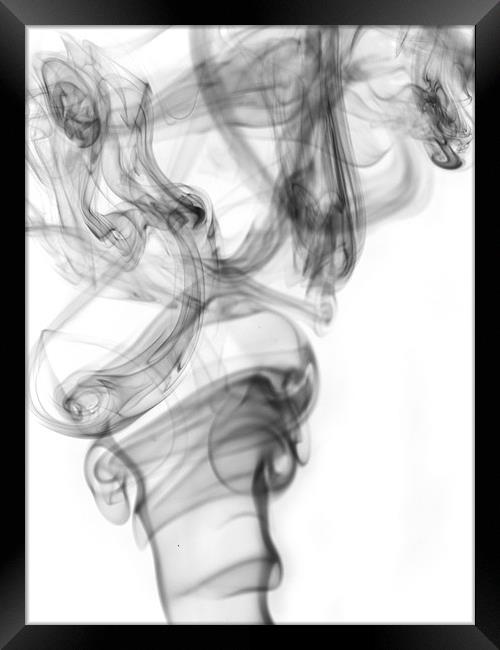 Smoke 1 Framed Print by Alex Horton-Howe