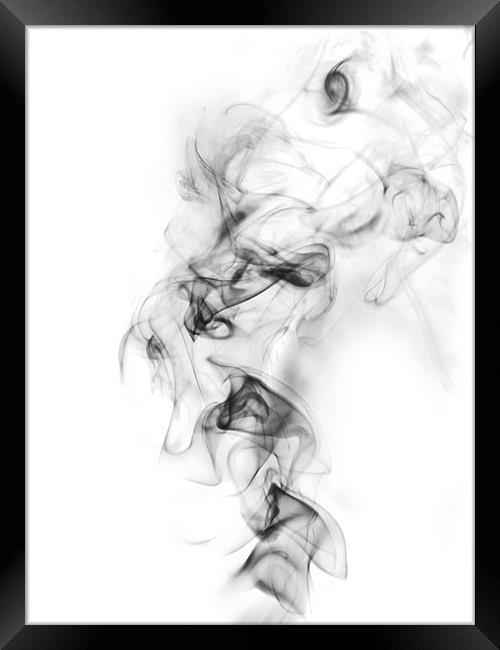 Smoke 2 Framed Print by Alex Horton-Howe