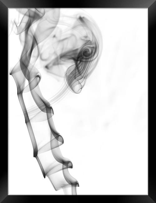 Smoke 3 Framed Print by Alex Horton-Howe