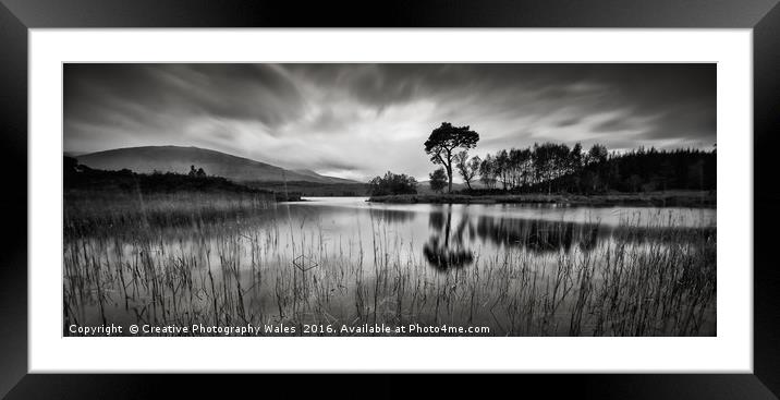 Loch Ba, Rannoch Moor, Glencoe, Scotland, UK Framed Mounted Print by Creative Photography Wales