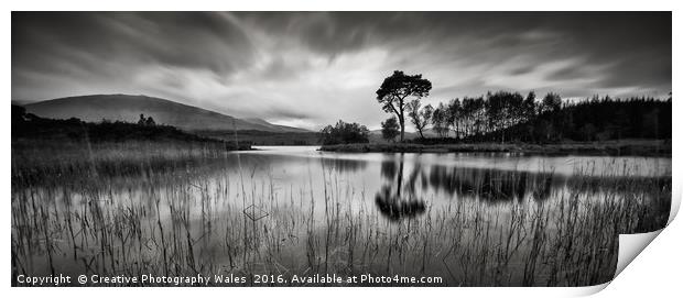 Loch Ba, Rannoch Moor, Glencoe, Scotland, UK Print by Creative Photography Wales