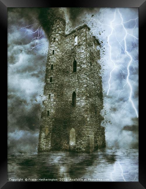 Stormy Hill Framed Print by Fraser Hetherington