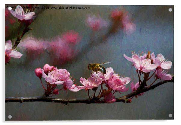 Artistic springtime Acrylic by Jim Jones