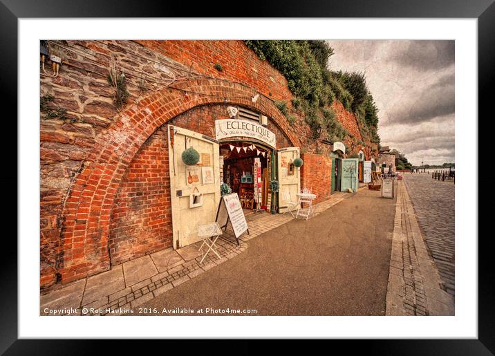 Exeter Arches  Framed Mounted Print by Rob Hawkins