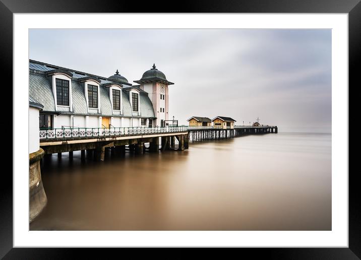 Three Minutes At Penarth Pier Framed Mounted Print by Steve Purnell