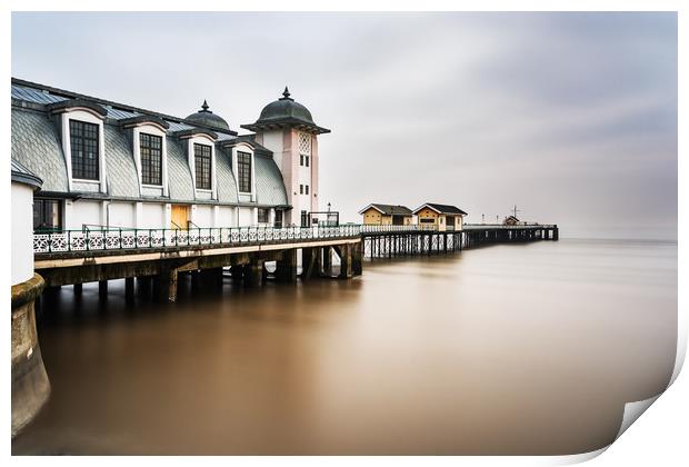 Three Minutes At Penarth Pier Print by Steve Purnell