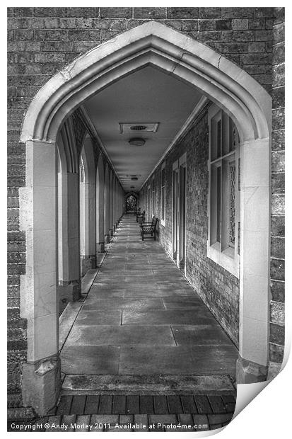 Arch at Almshouses, Bedworth Print by Andy Morley