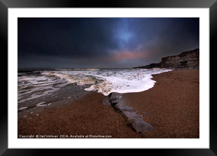 Ogmore by Sea Framed Mounted Print by Neil Holman