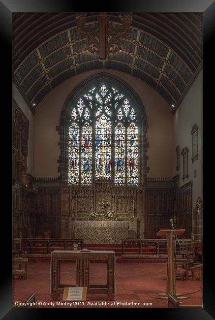 All Saints Church Interior Framed Print by Andy Morley