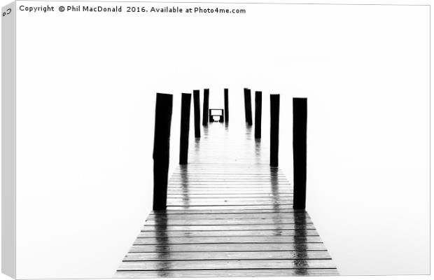 Ashness Jetty, Keswick in the UK Lake District Canvas Print by Phil MacDonald