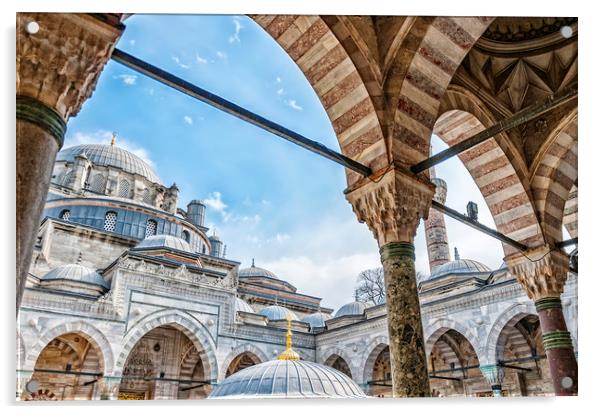 Beyazit Camii Mosque Acrylic by Antony McAulay