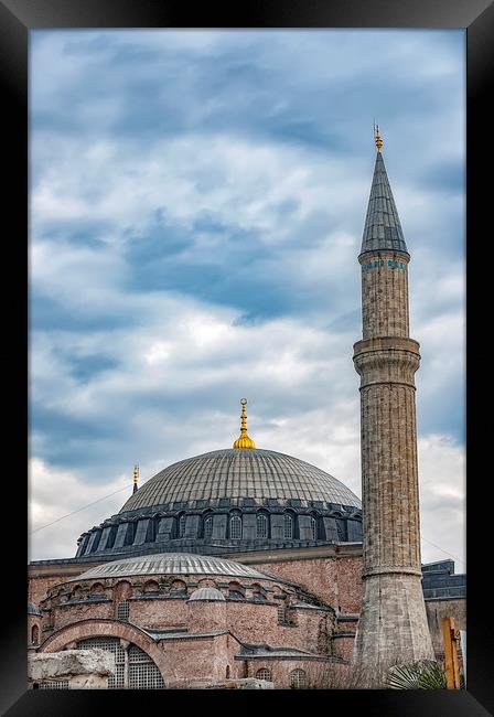 Hagia Sophia in Istanbul Framed Print by Antony McAulay