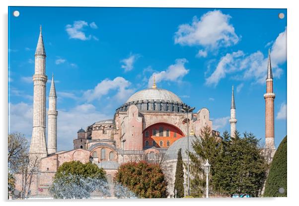 Hagia Sophia Mosque Acrylic by Antony McAulay