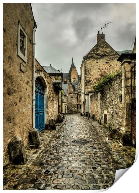 The backstreets of Le Mans Print by David Oxtaby  ARPS