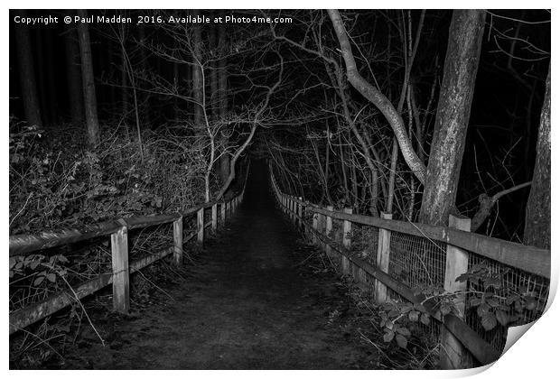 An unwelcoming path Print by Paul Madden
