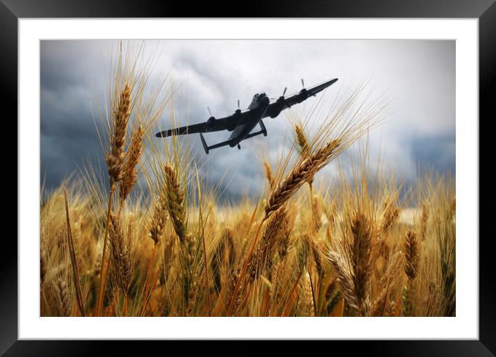 Over The Wheat Fields Framed Mounted Print by J Biggadike