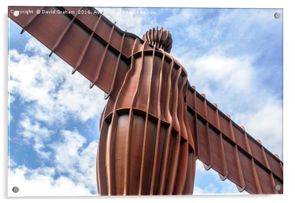 The Angel of the North, Gateshead Acrylic by David Graham