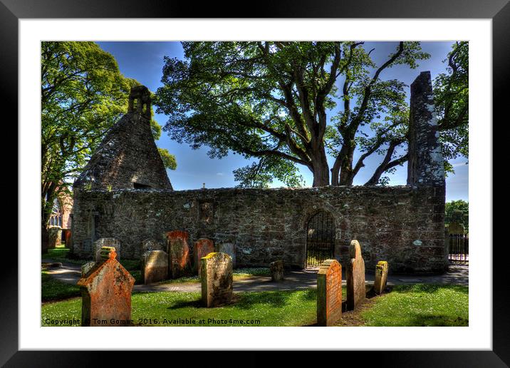 Auld Kirk at Alloway Framed Mounted Print by Tom Gomez