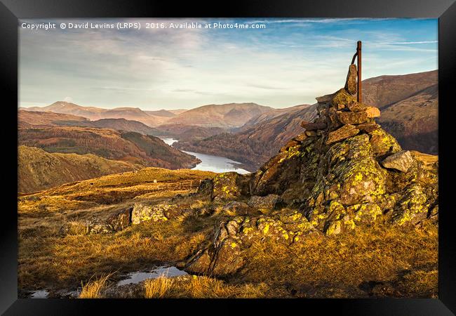 Thirlmere View Framed Print by David Lewins (LRPS)