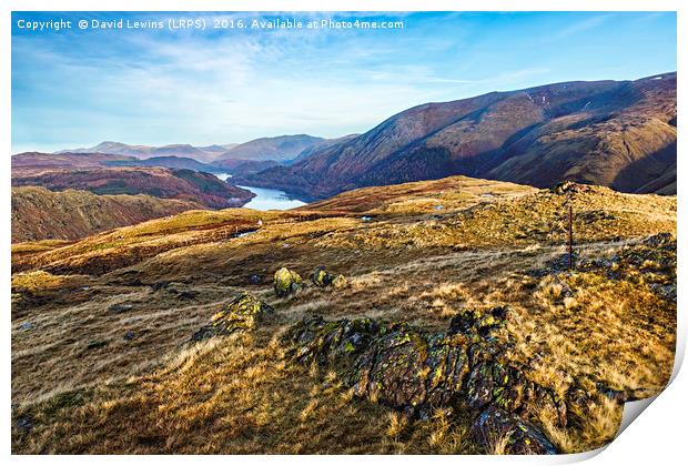 Thirlmere View Print by David Lewins (LRPS)