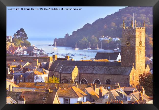 Dartmouth, on the English Riviera Framed Print by Chris Harris