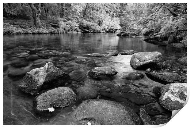     Tranquility in mono                            Print by philip myers