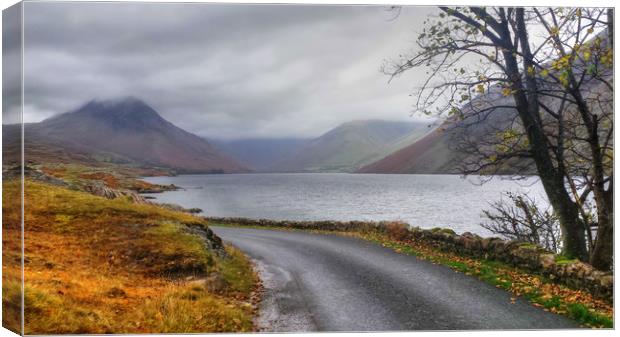Wastwater Lake District Canvas Print by Dave Leason