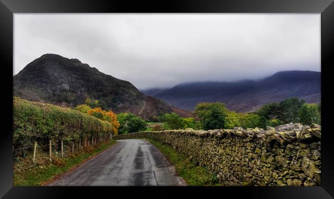Crummock Water  Framed Print by Dave Leason