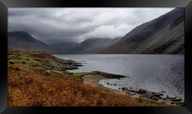 Autumn at Wastwater Framed Print by Dave Leason