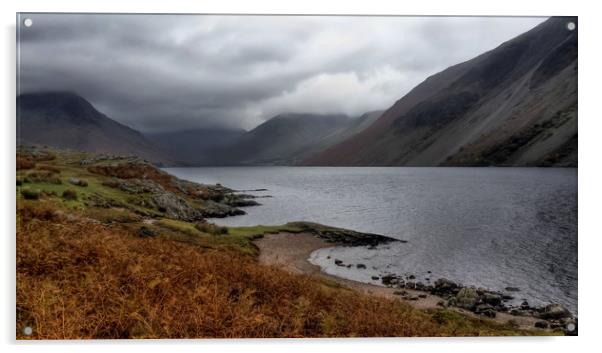 Autumn at Wastwater Acrylic by Dave Leason