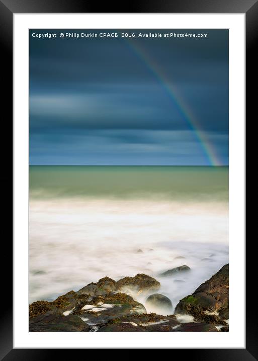 Embleton Rainbow Framed Mounted Print by Phil Durkin DPAGB BPE4
