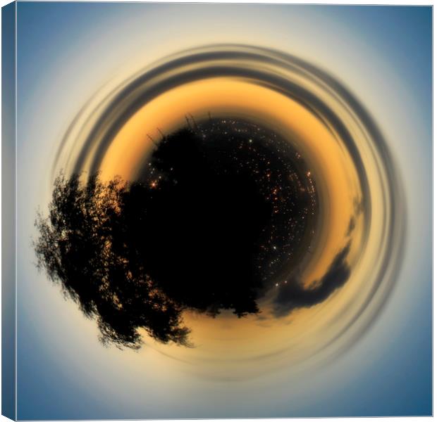 Sunrise Planet Canvas Print by Gareth Willey