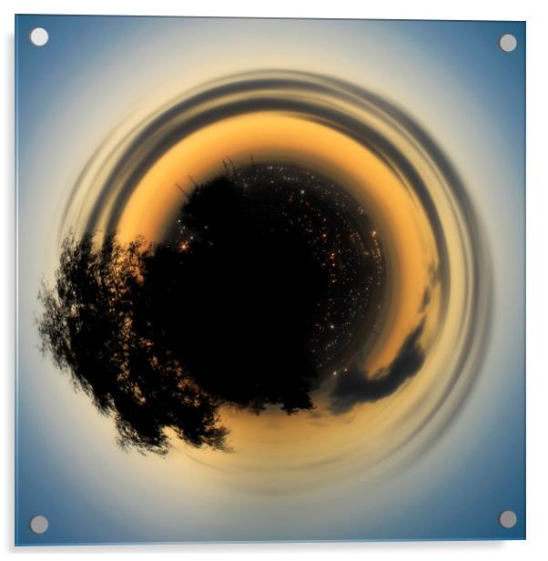 Sunrise Planet Acrylic by Gareth Willey