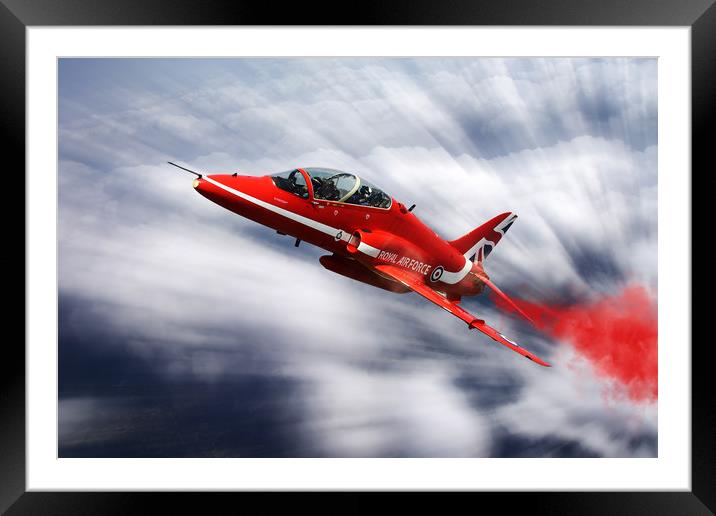 Red Leader Framed Mounted Print by J Biggadike