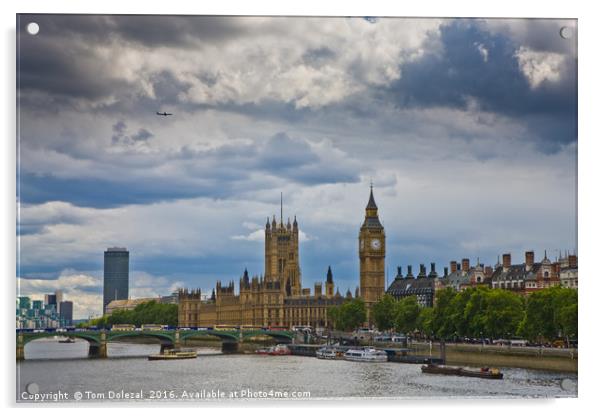 London view  Acrylic by Tom Dolezal