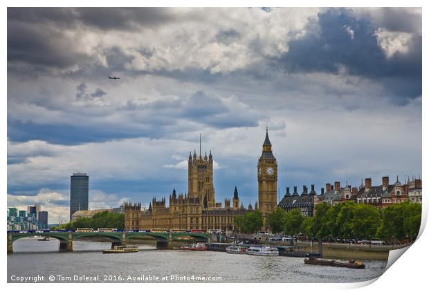 London view  Print by Tom Dolezal