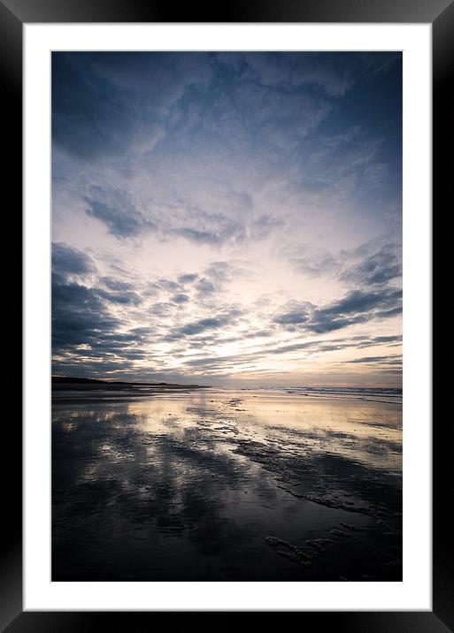 Reflections at Holkham Framed Mounted Print by Sarah Partridge