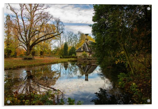 Falkland Reflections Acrylic by Andrew Beveridge