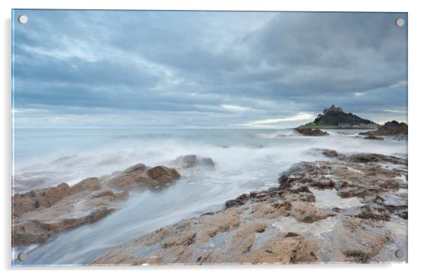 St. Michael's Mount, Cornwall  Acrylic by Colin Jarvis