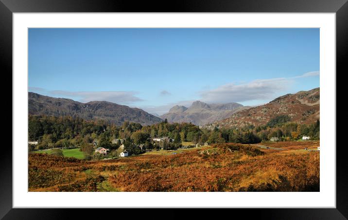 The Lake District Framed Mounted Print by Irene Burdell